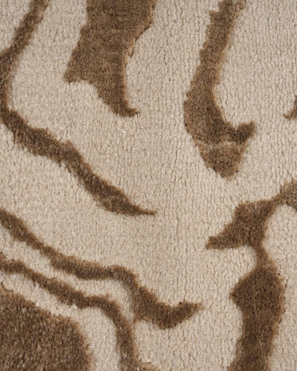 Aura Carpet | Marble Print Light Gold