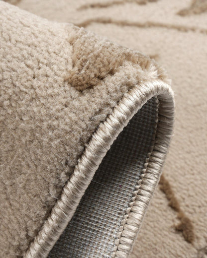 Aura Carpet | Marble Print Light Gold