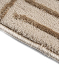 Aura Striped Grid Gold Carpet