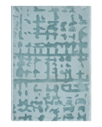 40X60 CM Aura Doormat | Grid Abstract Light Blue