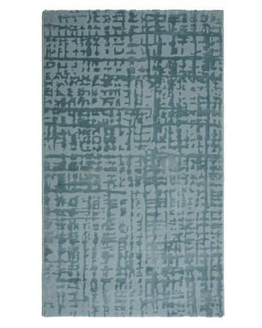 Aura Carpet | Grid Abstract Light Blue