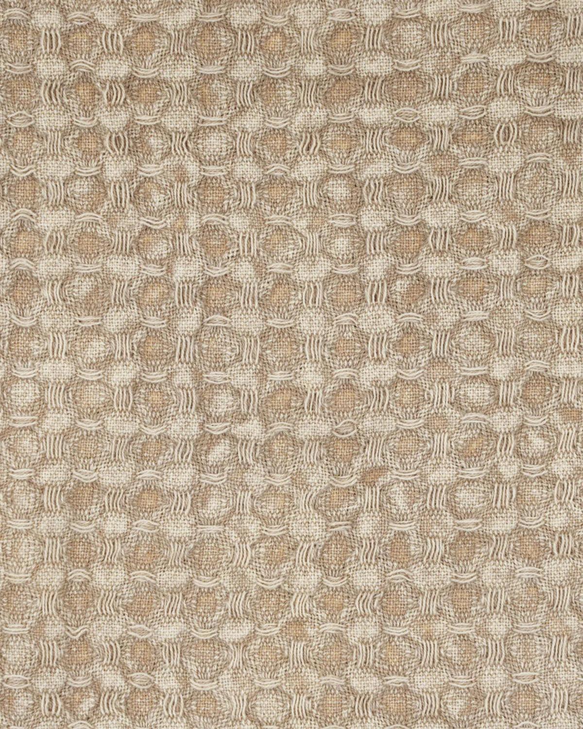 18X18 inch Brown Waffle cotton cushion covers | Set of 2