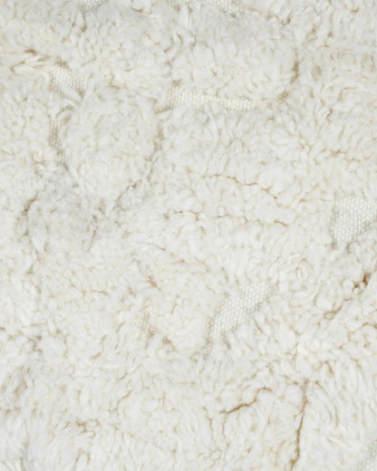 18X18 inch Boho White cotton tufted cushion covers | Set of 2