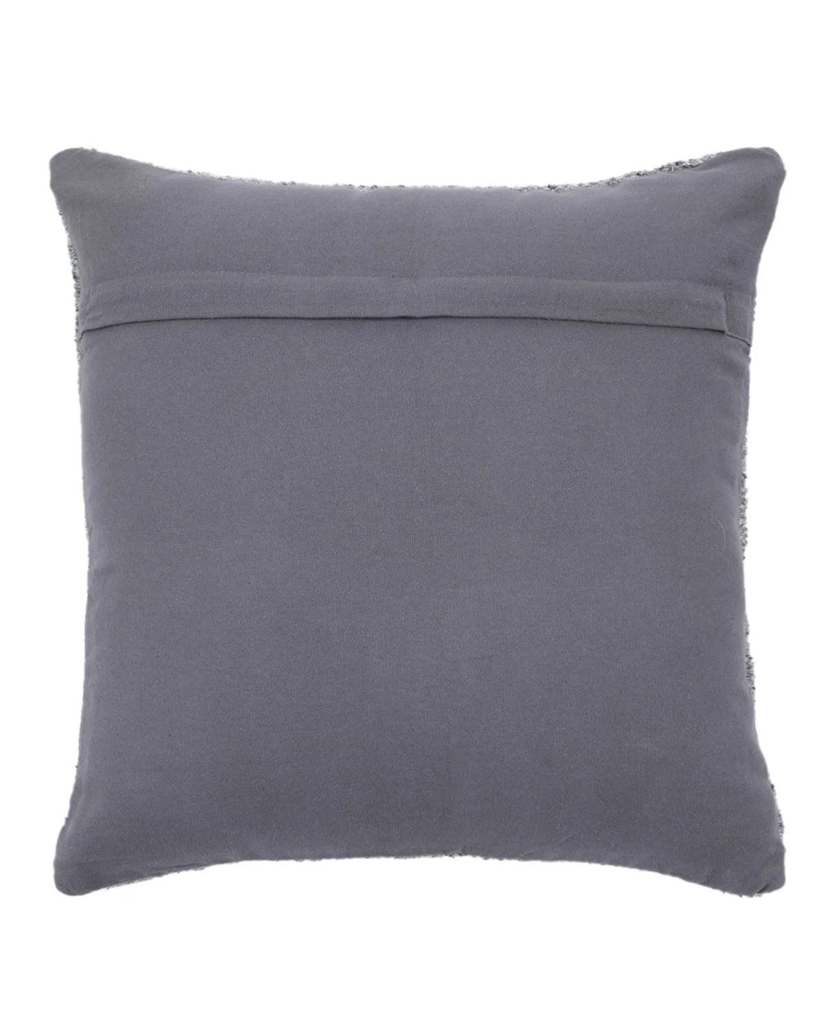 18X18 inch Moroccan silver wool cushion covers | Set of 2
