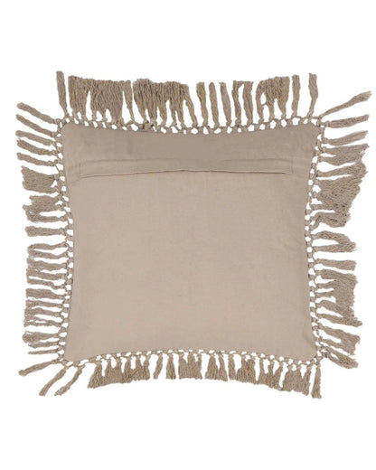 18X18 inch Brown Waffle cotton cushion covers | Set of 2