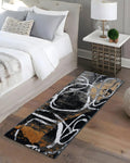 60X150 CM Vienna Runner | Abstract Black and Orange