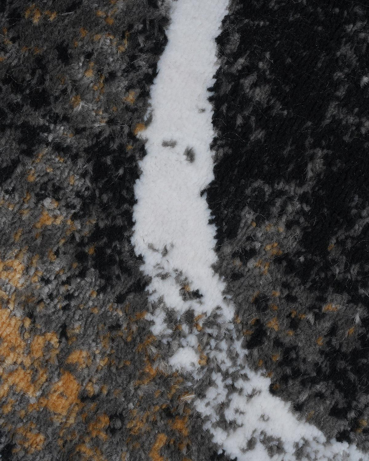 60X150 CM Vienna Runner | Abstract Black and Orange