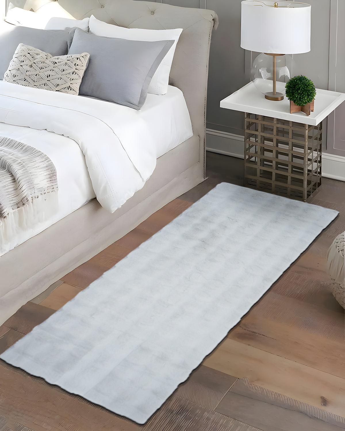 60X150 CM Furry Bubble Runner | Grey