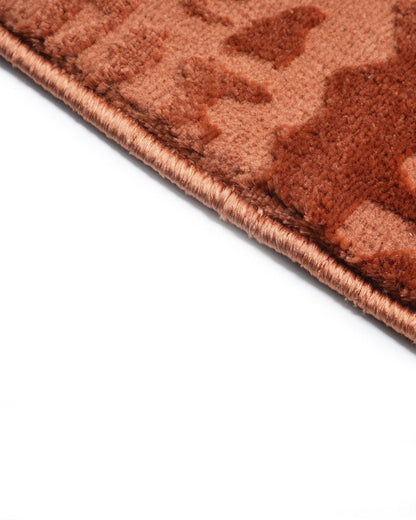 Aura Carpet | Grid Abstract Rust