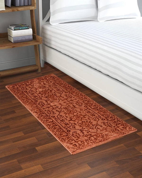 Aura Carpet | Traditional Floral Rust