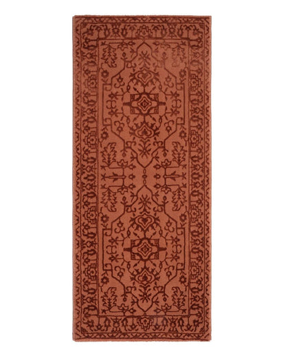 Aura Carpet | Traditional Floral Rust