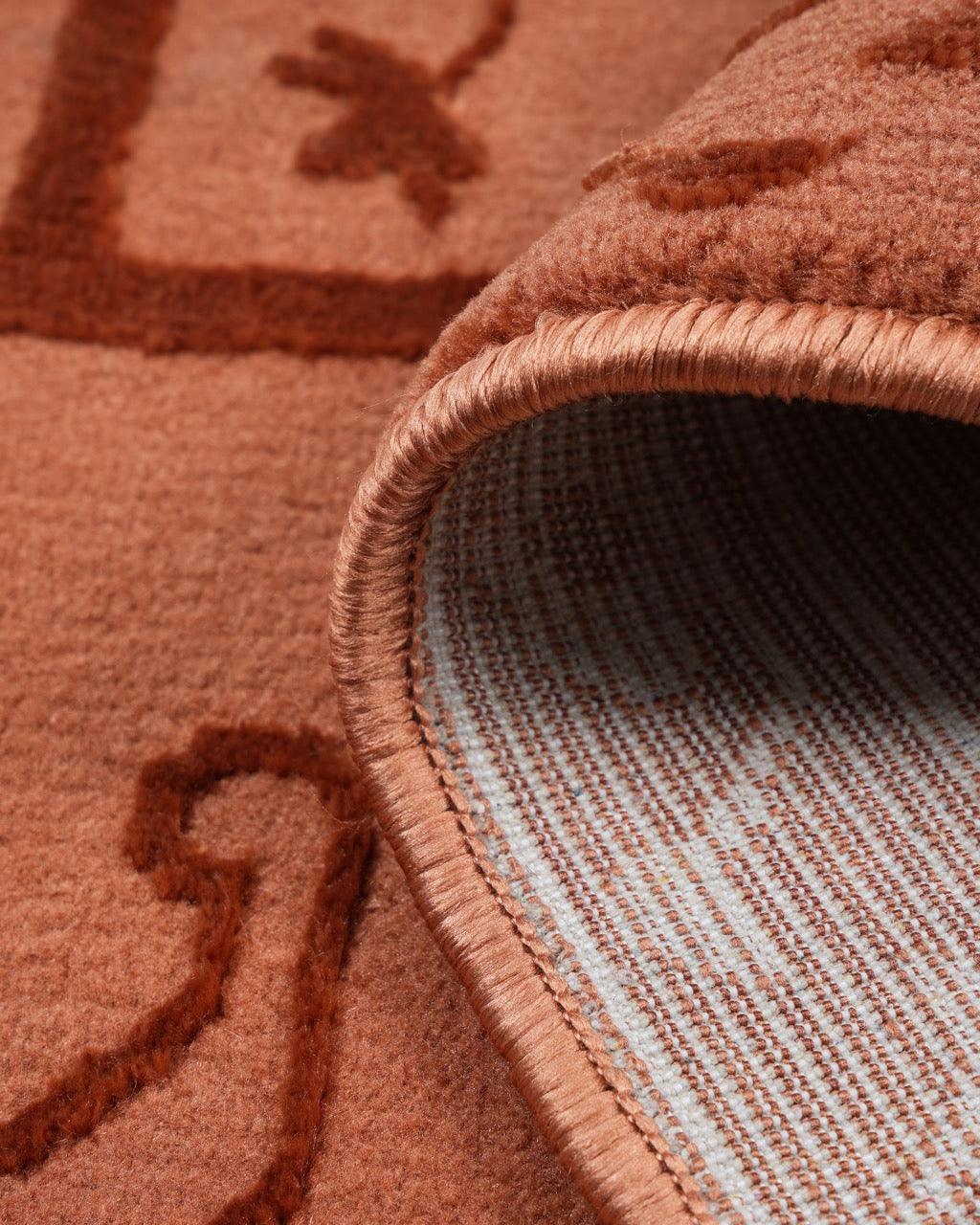 Aura Carpet | Traditional Floral Rust