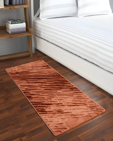 Aura Distressed Abstract Rust Carpet