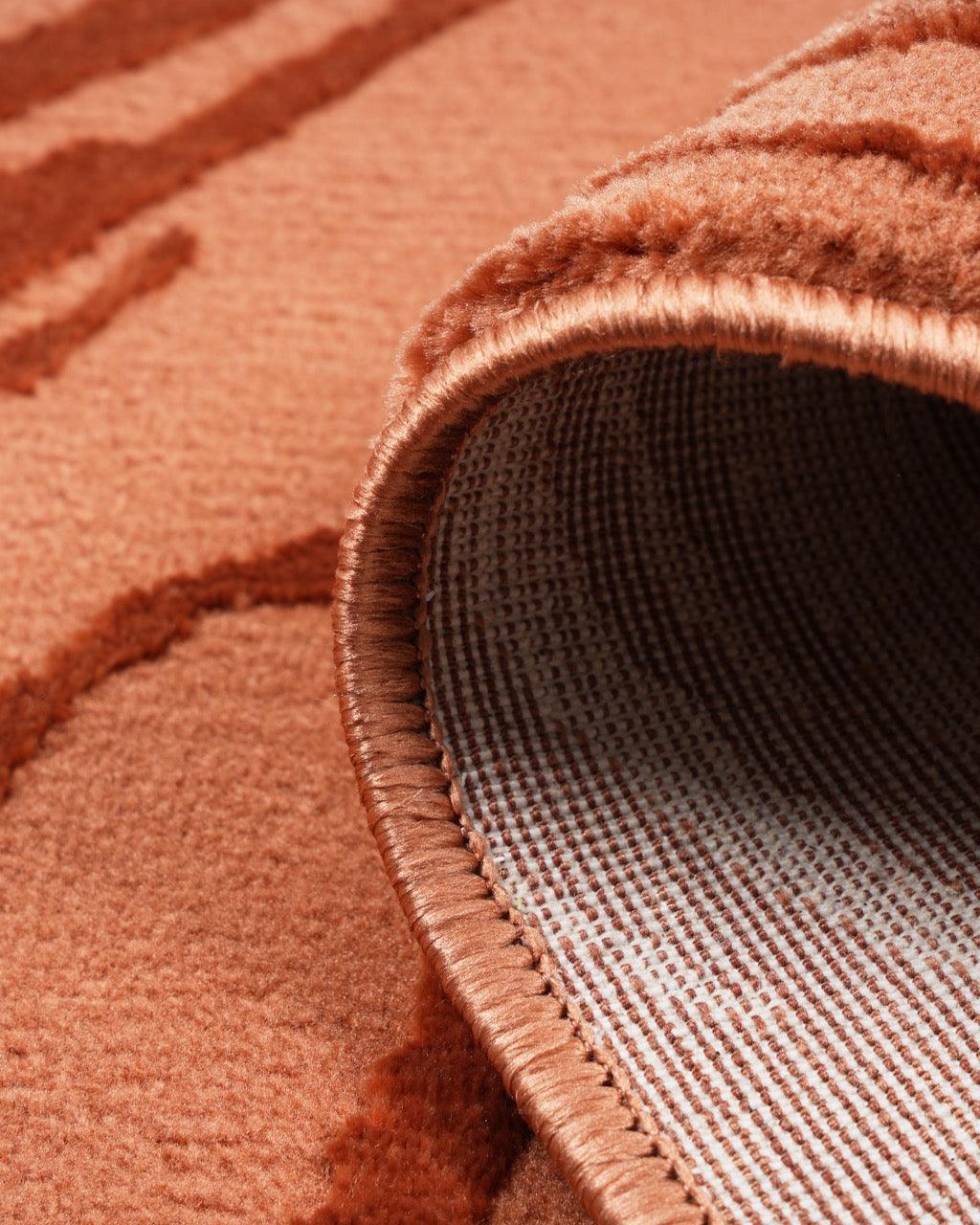 Aura Carpet | Marble Print Rust