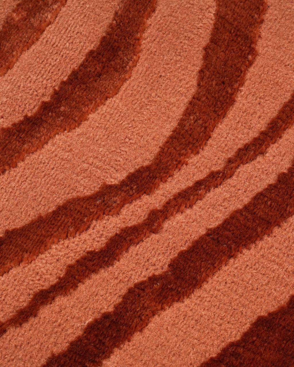 Aura Carpet | Wave Ripple Rust