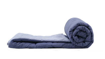 Amelia Reversible Comforter & AC Quilt |  Blueberry & Lavender | Diamond Design