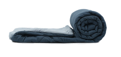 Amelia Reversible Comforter & AC Quilt |  Sea & Rain | Diamond Design