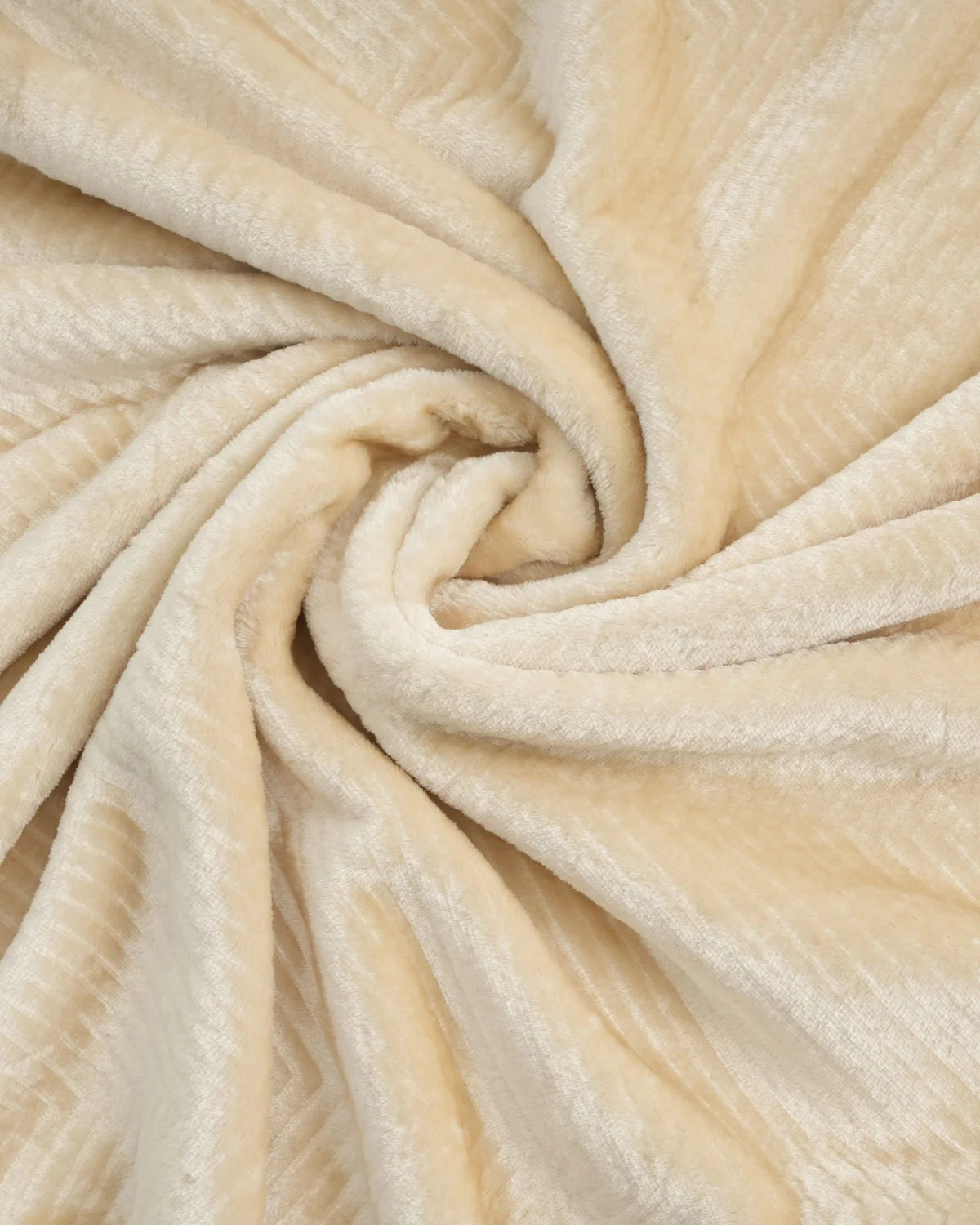 Cuddle Double Bed Beige Blanket
