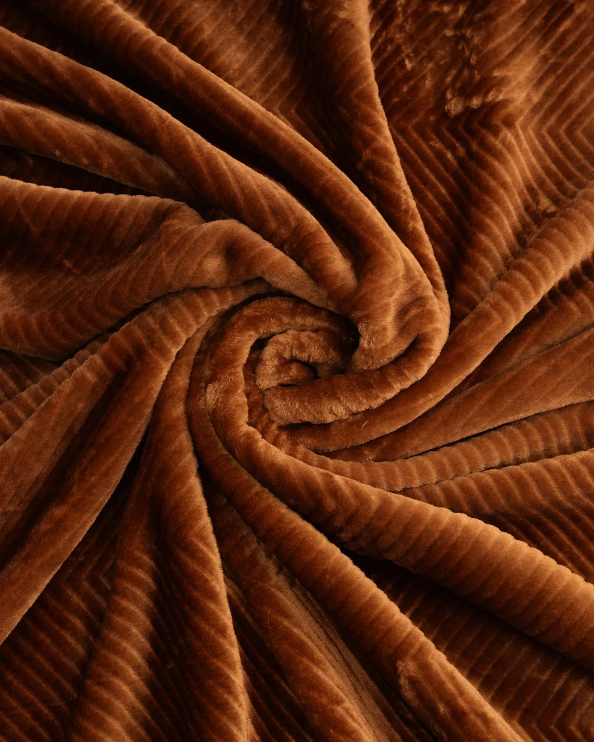 Cuddle Double Bed Brown Blanket