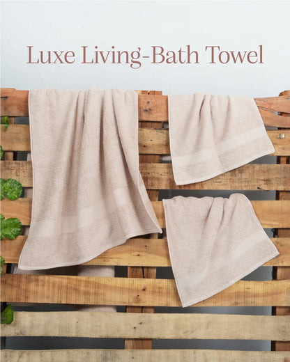 Luxe Living Bath Towel | Beige