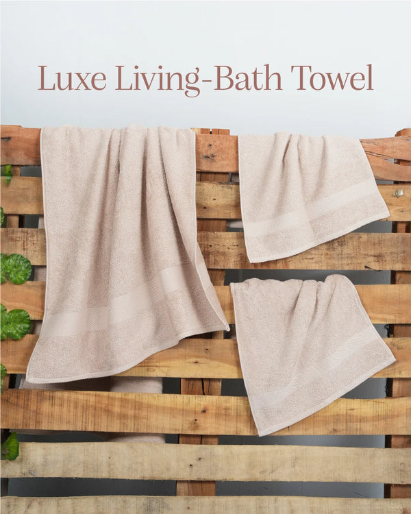 Luxe Living Bath Towel | Beige