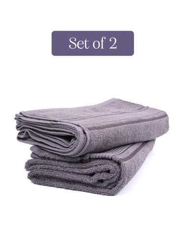 Set of 2 Breeze Bath Towel | Lavender