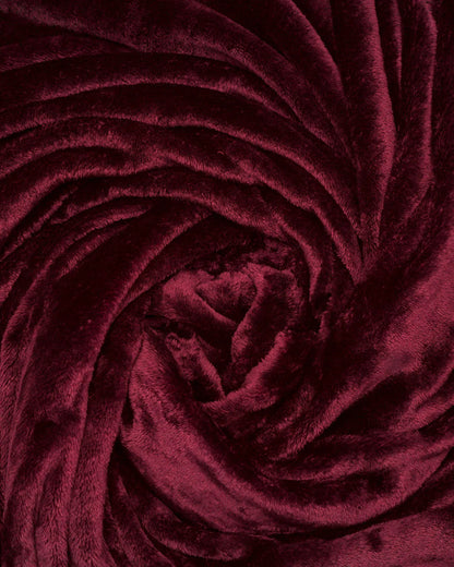 Cosmo AC Blanket | Burgundy Bliss | Flano Fabric