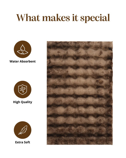 50x80 Cm | Cocoon Bathmat | Camel