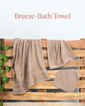 Set of 2 Breeze Bath Towel | Camel