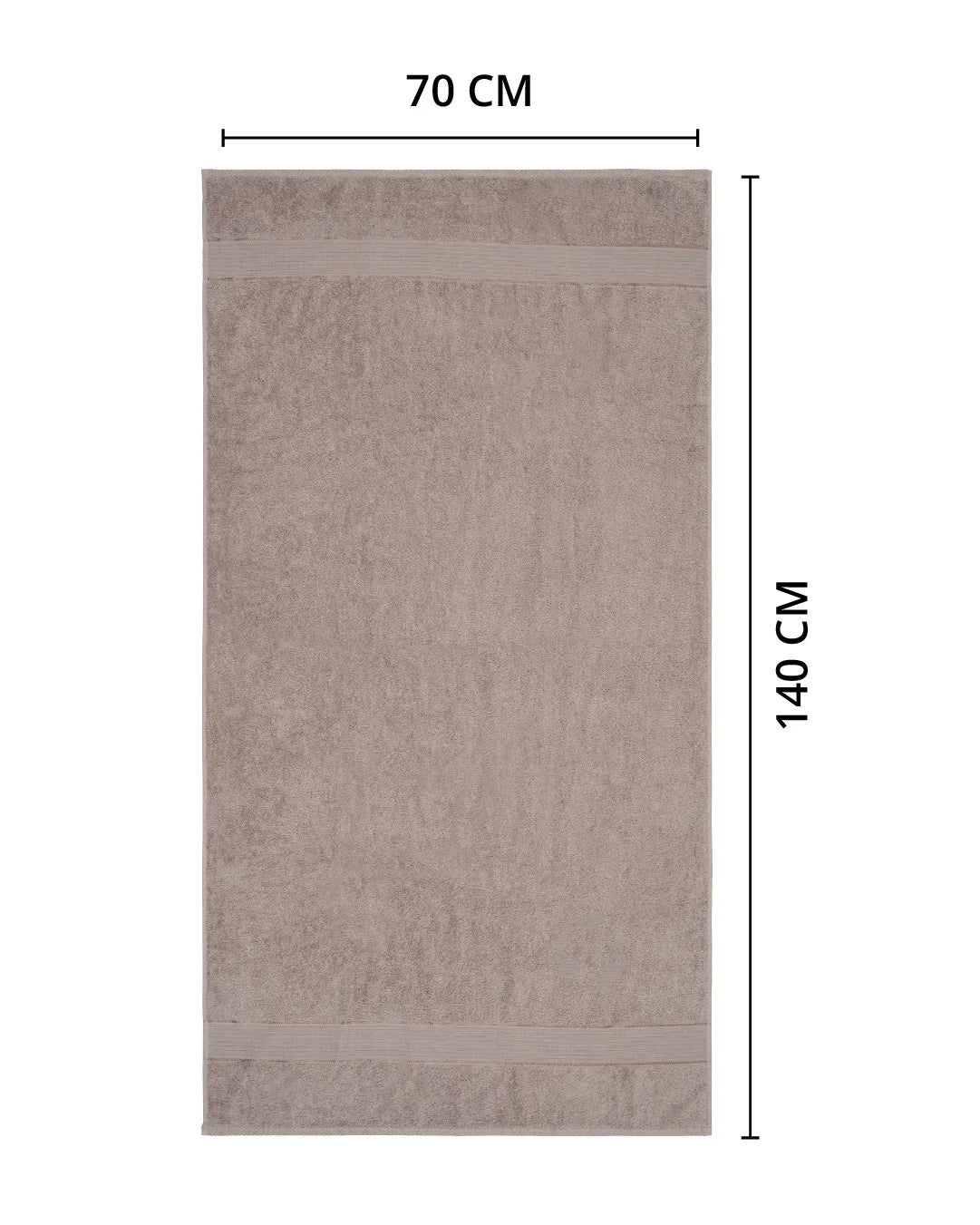 Set of 2 Breeze Bath Towel | Camel