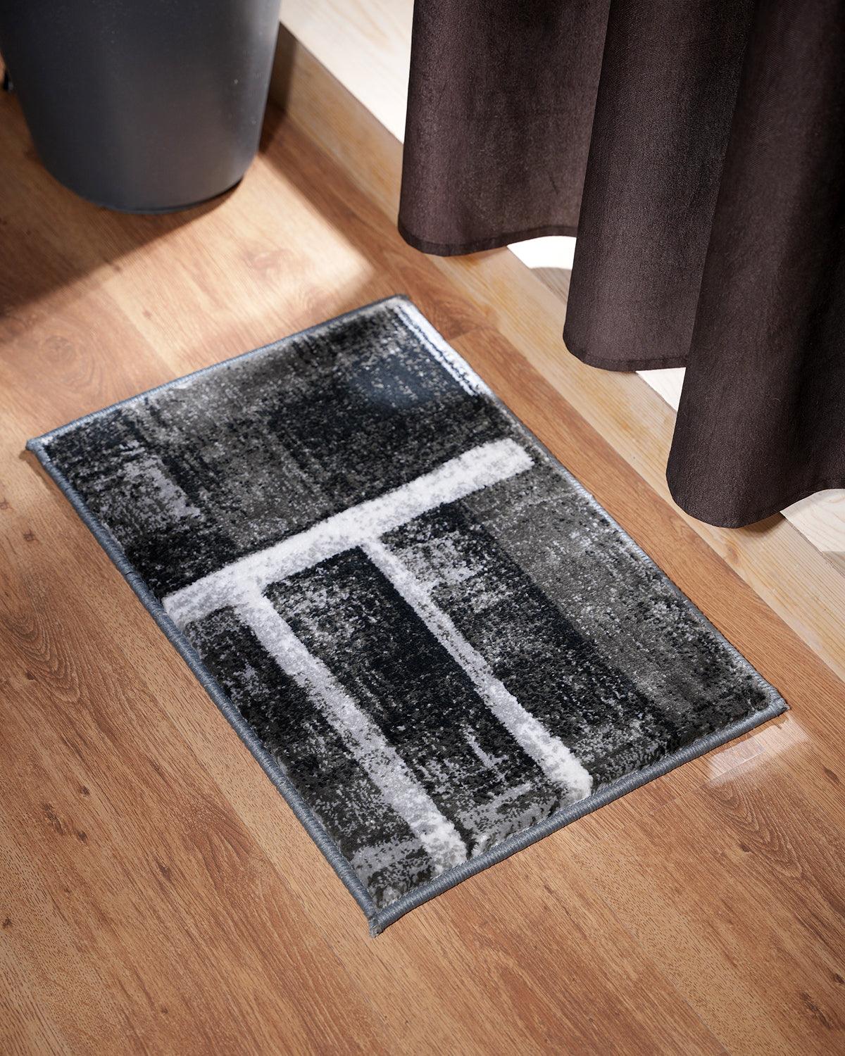 40X60 CM Diamond Doormat | Black Blocks
