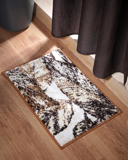 40X60 CM Diamond Doormat | Beige Floral