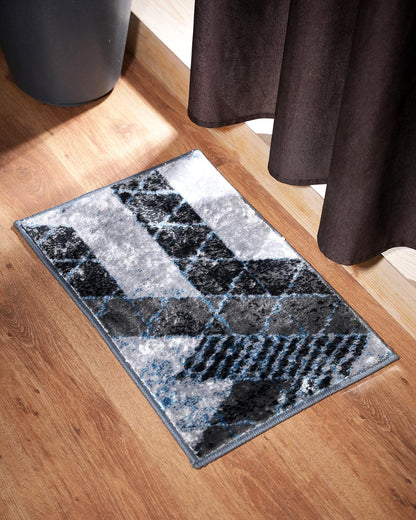 40X60 CM Diamond Doormat | Grey Isometric