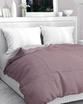 Amelia Reversible Comforter & AC Quilt |  Mocha & Vanilla | Box Design