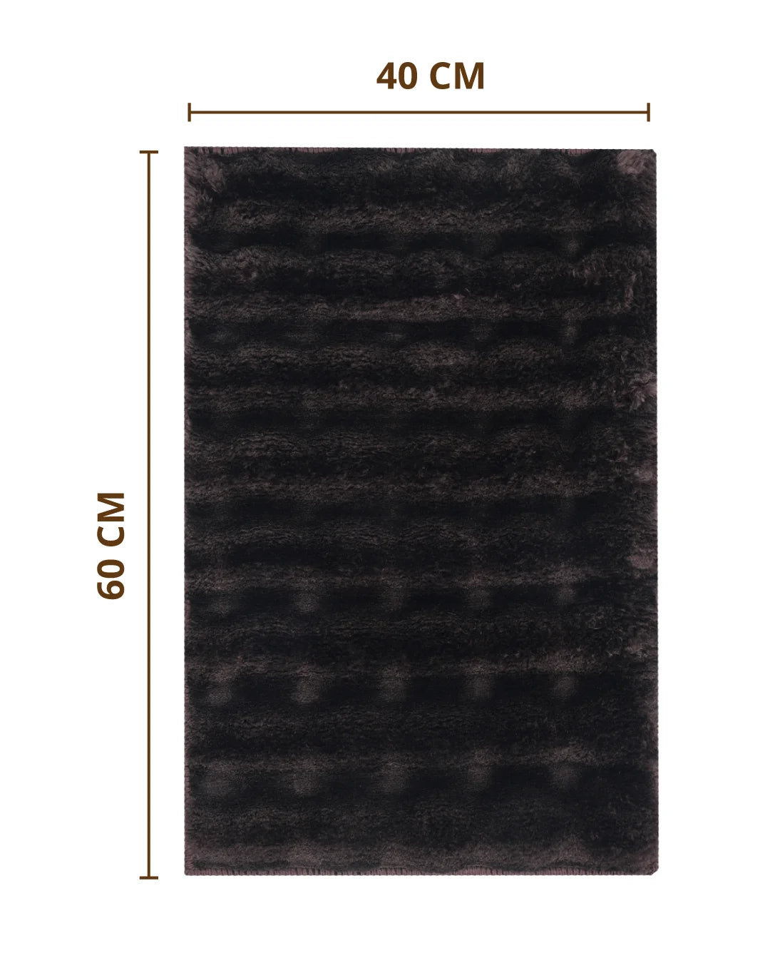 40x60 Cm | Set Of 2 Pcs | Cocoon Bathmat | Coffee