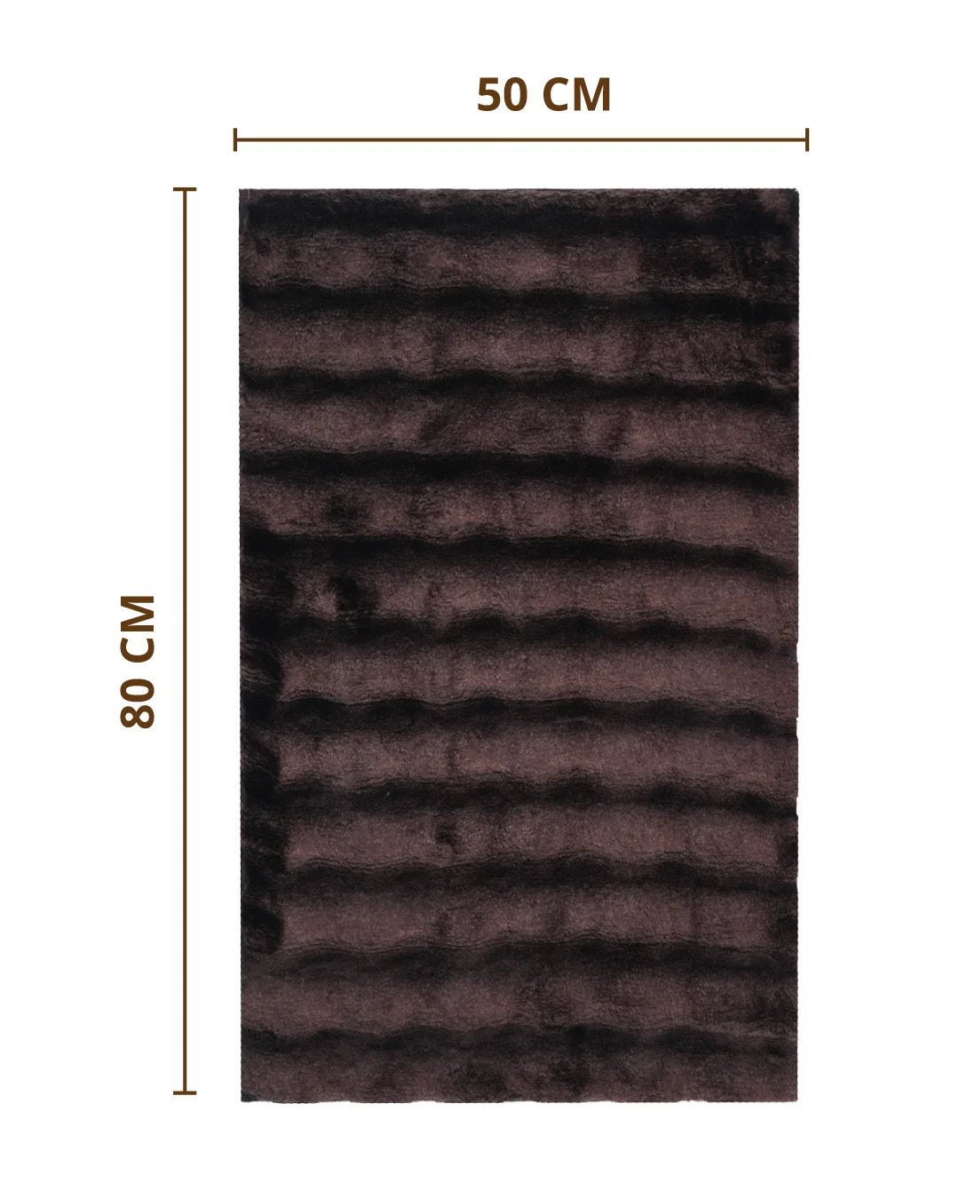 50x80 Cm | Cocoon Bathmat | Coffee