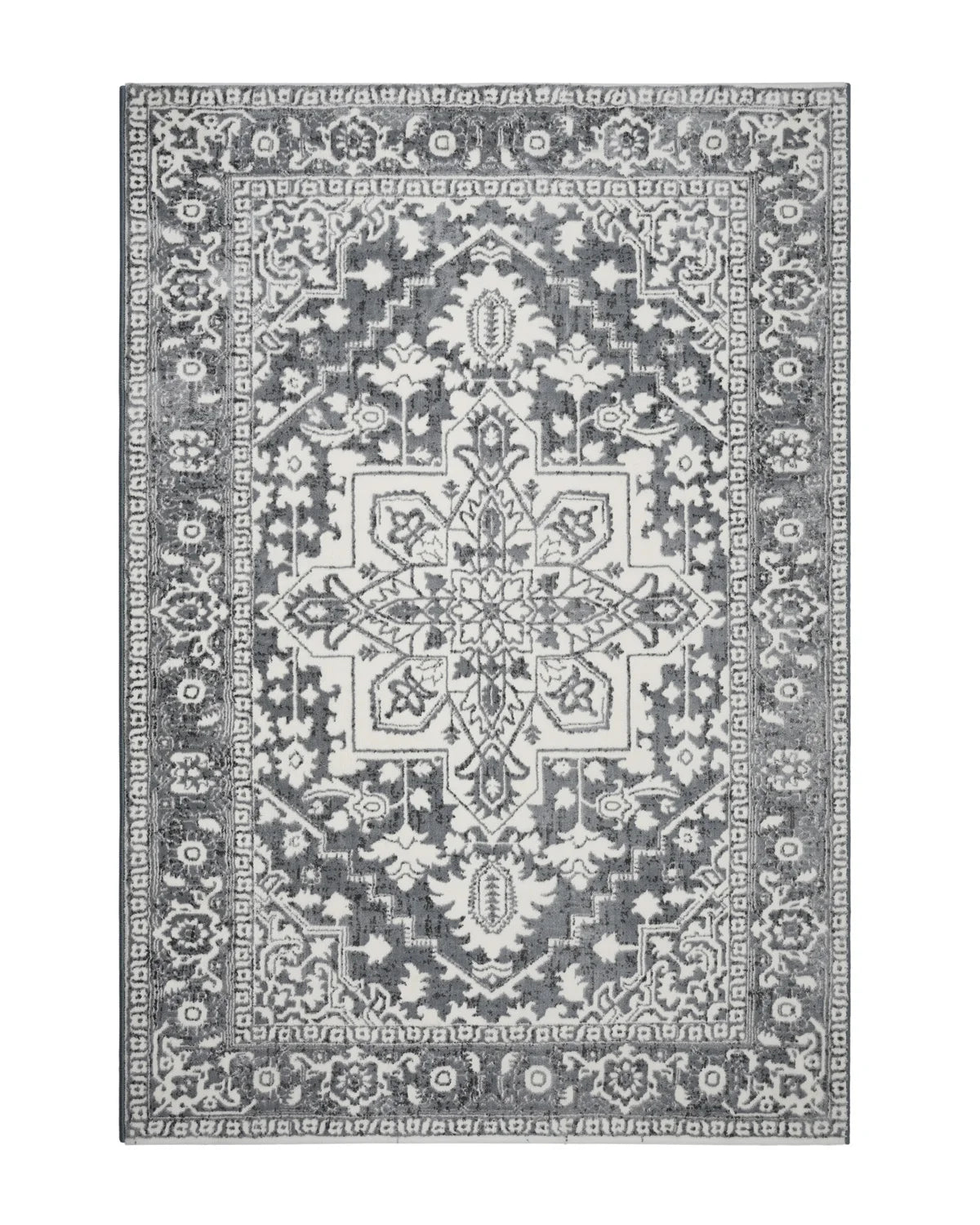 Mystic Grey Medallion Carpet