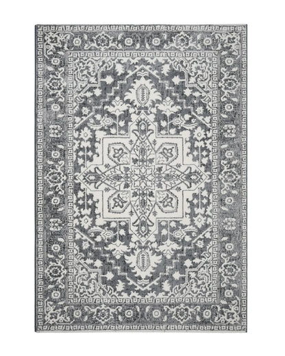 Mystic Grey Medallion Carpet