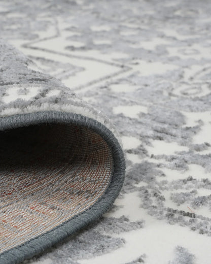 Mystic Grey Medallion Carpet