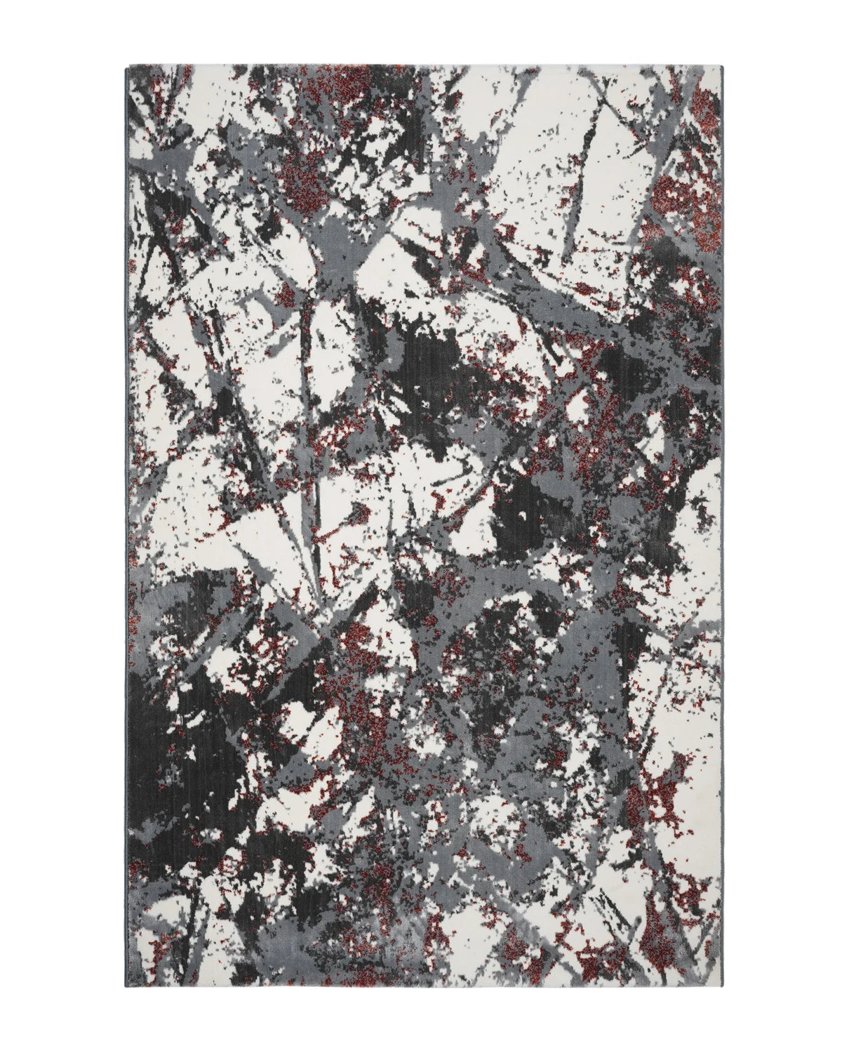 Mystic Grey, Black and Rust Carpet