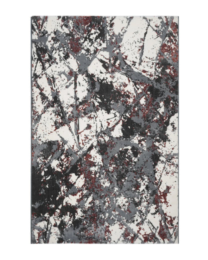 Mystic Grey, Black and Rust Carpet