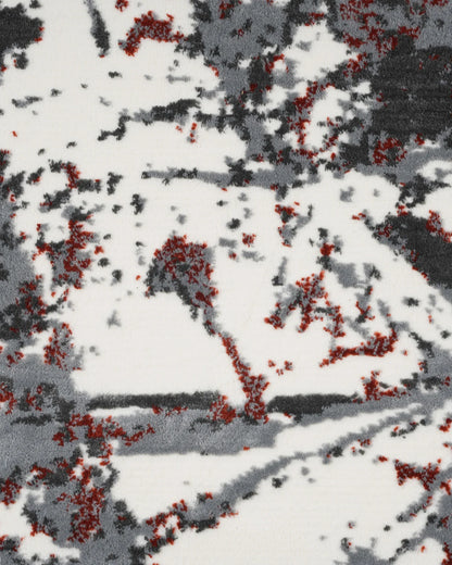 Mystic Grey, Black and Rust Carpet