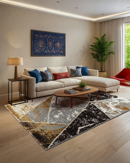 Mystic Geometric beige carpet