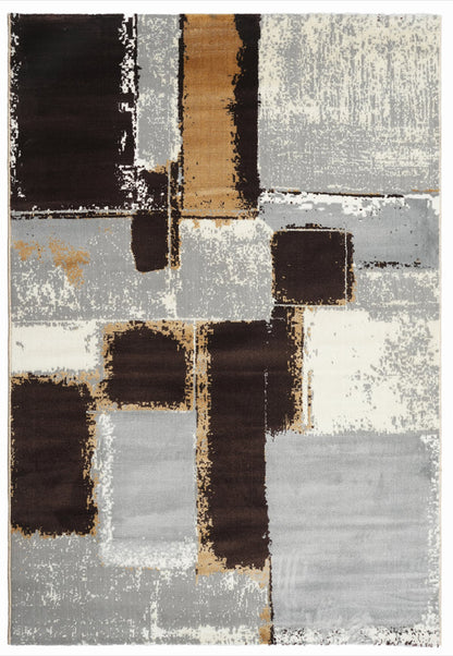 Mystic Brown Blocks Carpet