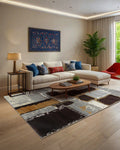 Mystic Brown Blocks Carpet