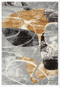 Mystic Beige & Grey Curve Carpet