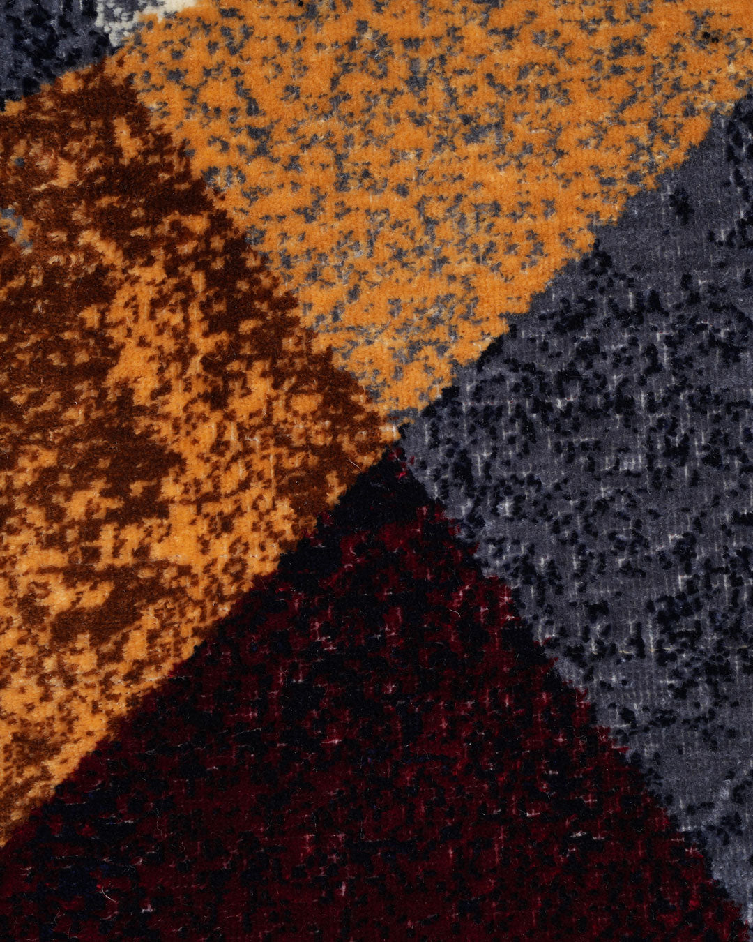 Silvora Multi Abstract Rug | Grey, Blue & Maroon