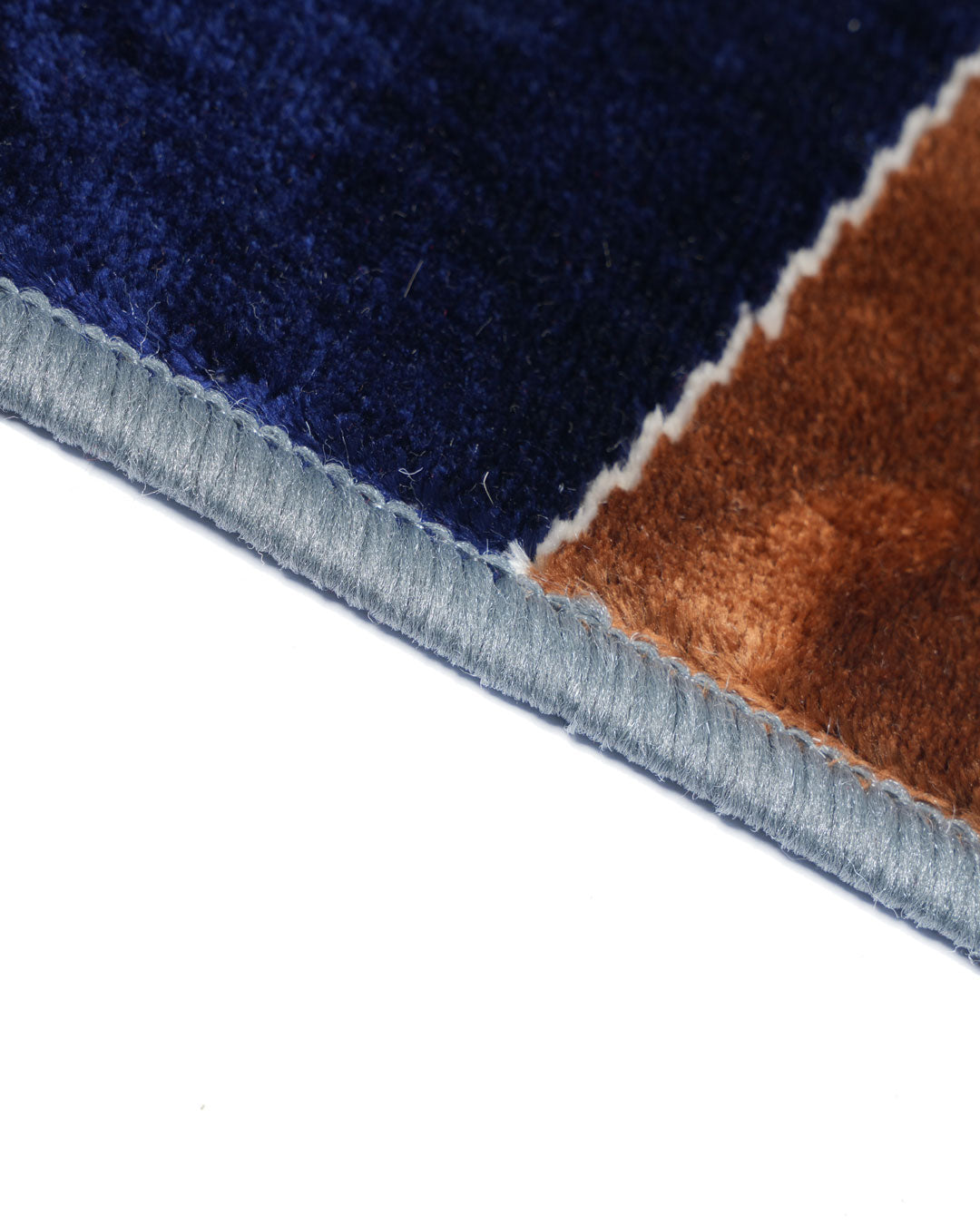 Silvora Modern Abstract Rug | Grey, Blue & Maroon