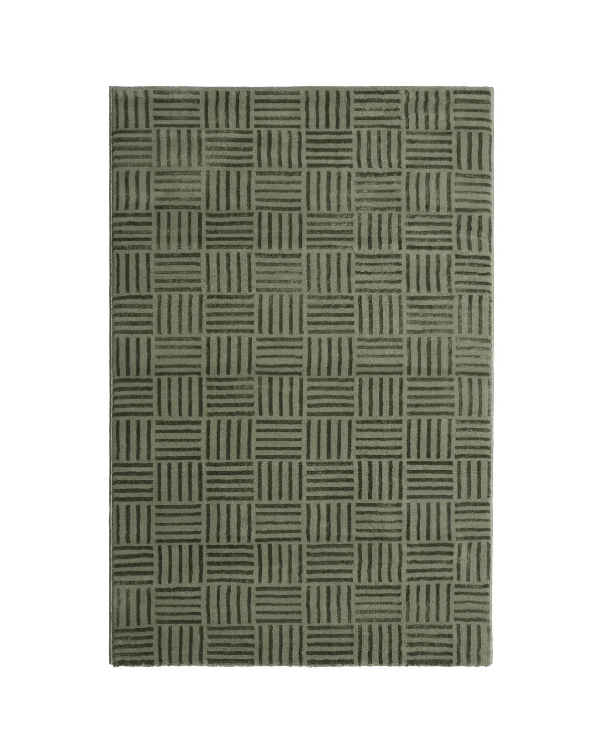 Aura Checkered Green Carpet