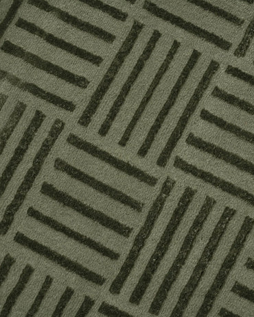 Aura Checkered Green Carpet